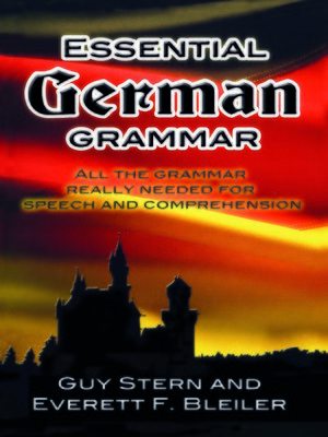cover image of Essential German Grammar